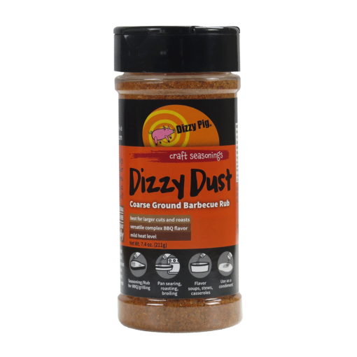 Dizzy Dust Course-Grind BBQ Seasoning by Dizzy Pig (7.4oz)