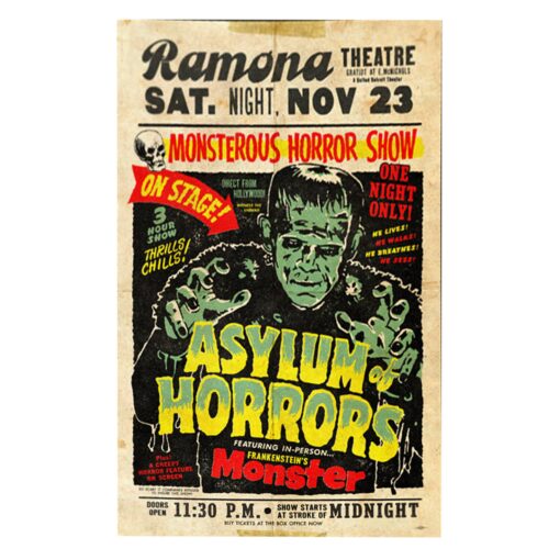 Asylum of Horrors 11x17 Print