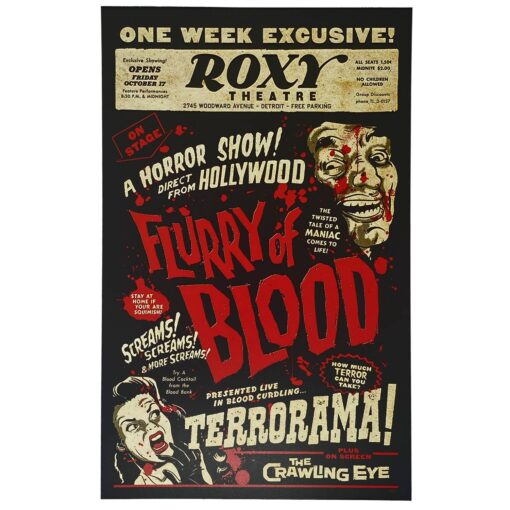 Flurry of Blood 11x17 Print