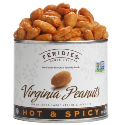 Hot & Spicy Virginia Peanuts by Feridies (9oz)