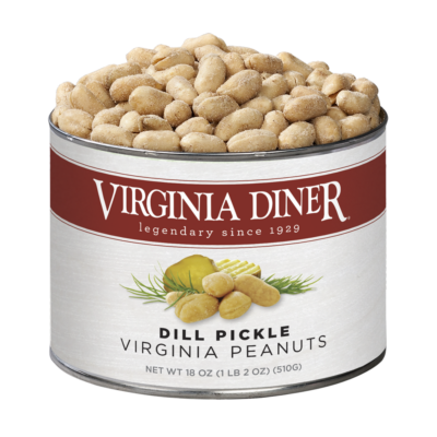 Dill Pickle Seasoned Peanuts by Virginia Diner (18oz)