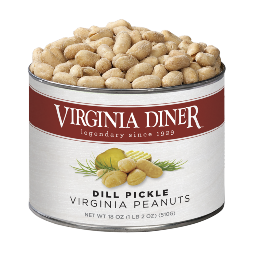 Dill Pickle Seasoned Peanuts by Virginia Diner (18oz)
