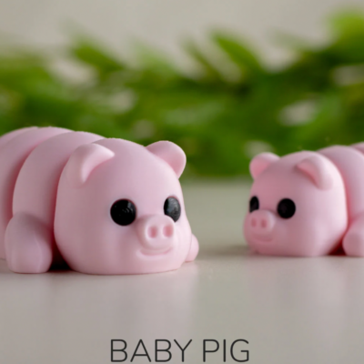 Baby Pig 3D Printed Pet