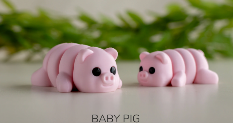 Baby Pig 3D Printed Pet