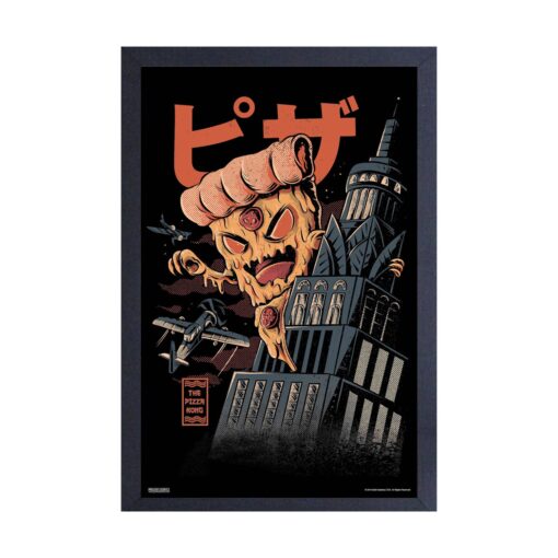 The Pizza Kong 11x17 Framed Print by Illustrata