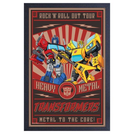 Transformers Rock and Roll Out Tour Heavy Metal 11x17 Framed Print