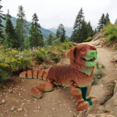 Pawesom Retriever 3D Printed Pet