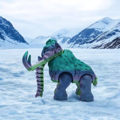 Fuzzy Mammoth 3D Printed Pet
