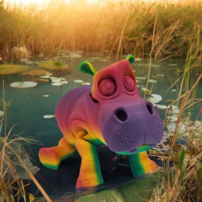 Hippity Hippo 3D Printed Pet