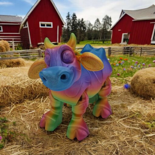 Daisy The Dairy Cow 3D Printed Pet