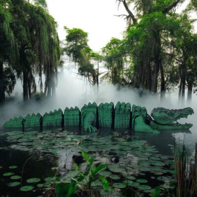 Ancient Alligator 3D Printed Pet