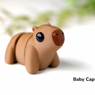 Baby Capybara 3D Printed Pet
