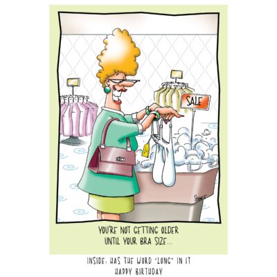 Long Bra | Humorous Birthday Card