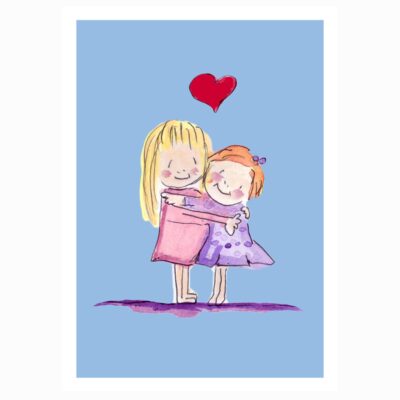 Hugs Cute Birthday Card