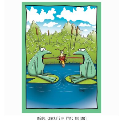 Tying the Knot Wedding Card