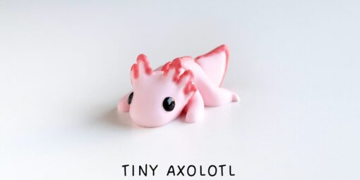 Baby Axolotl 3D Pet