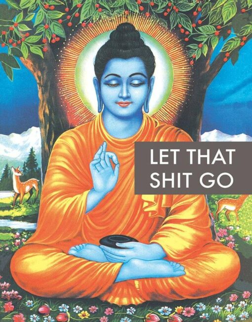 Let That Sh*t Go 12x16 Metal Sign Decor
