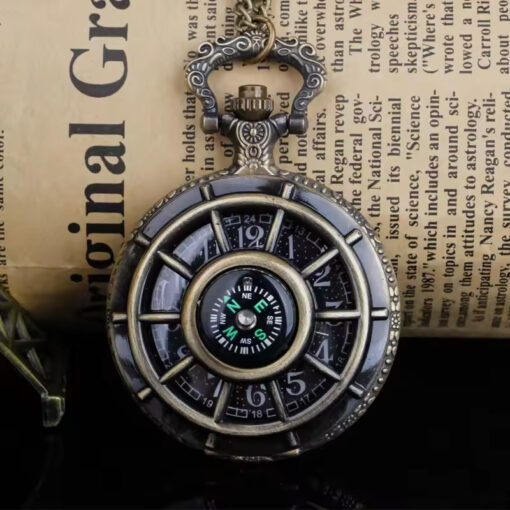 Compass Navigation Pocket Watch