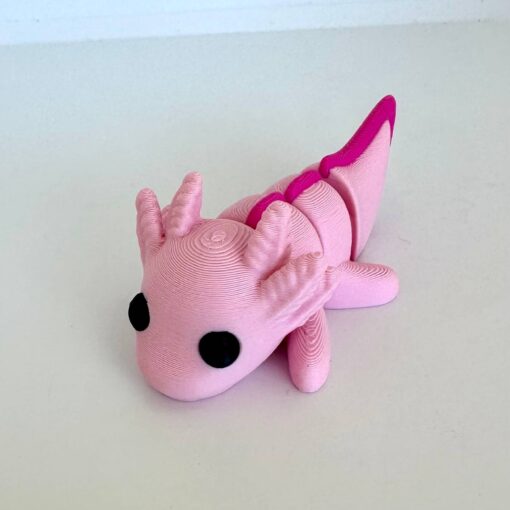 Itty Bitty Axolotl 3D Printed Pet