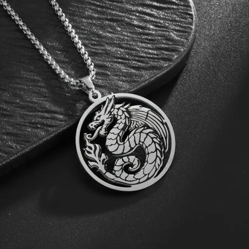 Japanese Dragon Necklace